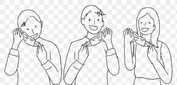 PNG new normal cartoon, people wearing face… | Free stock illustration | High Resolution graphic