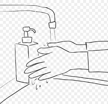 PNG new normal doodle, personal hygiene… | Free stock illustration | High Resolution graphic