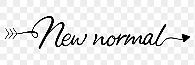 PNG new normal, minimal black | Free PNG - rawpixel