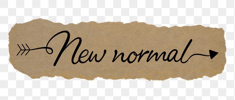 PNG new normal word, black | Free PNG - rawpixel
