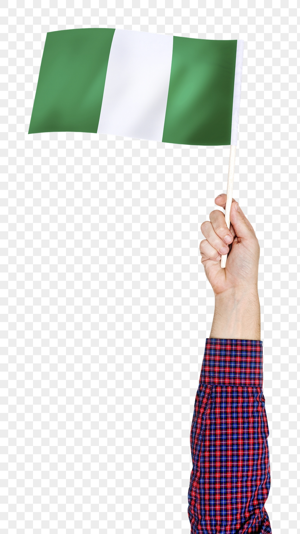 Png Nigeria's flag in hand | Free PNG - rawpixel