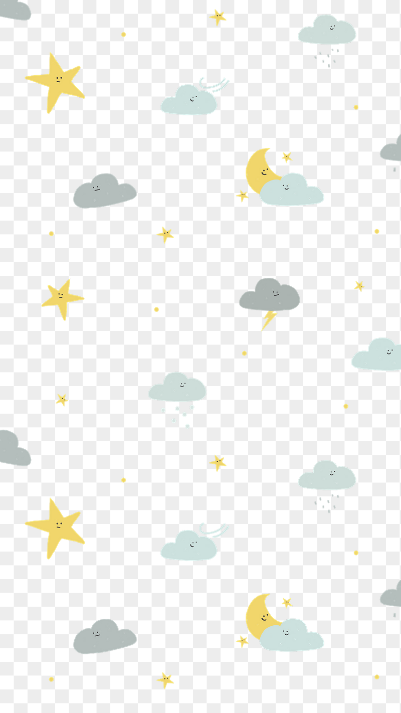 PNG night sky doodle pattern | Free PNG - rawpixel