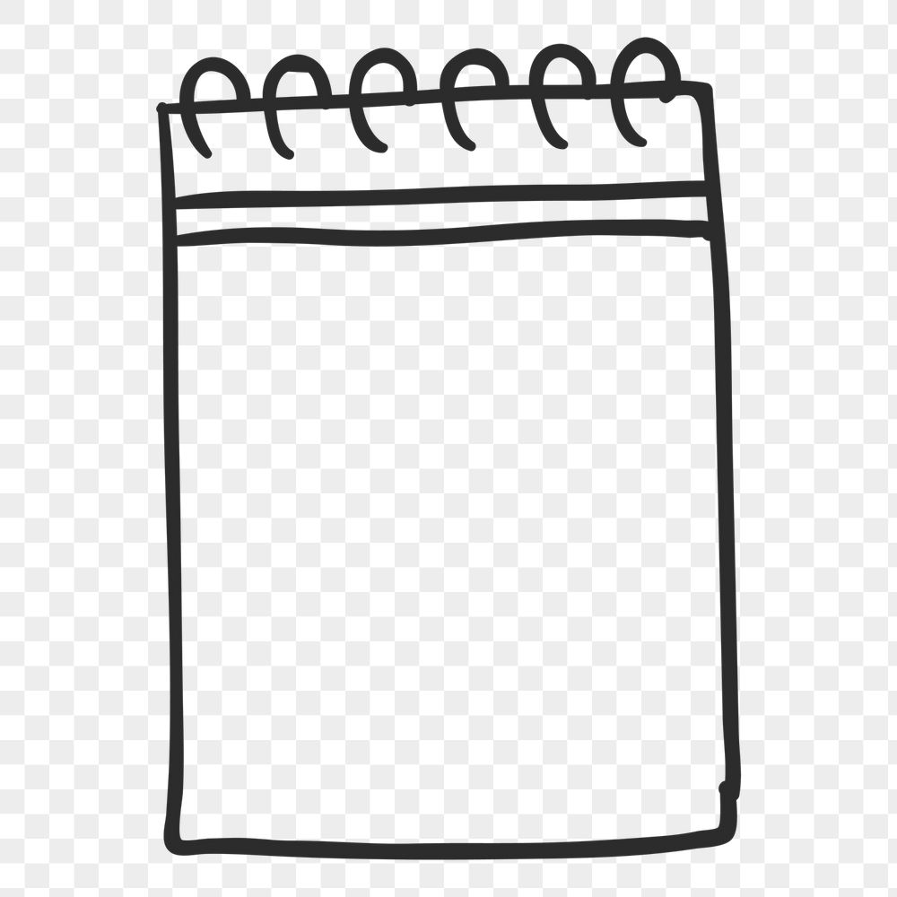 PNG notebook digital sticker in transparent | Free PNG - rawpixel