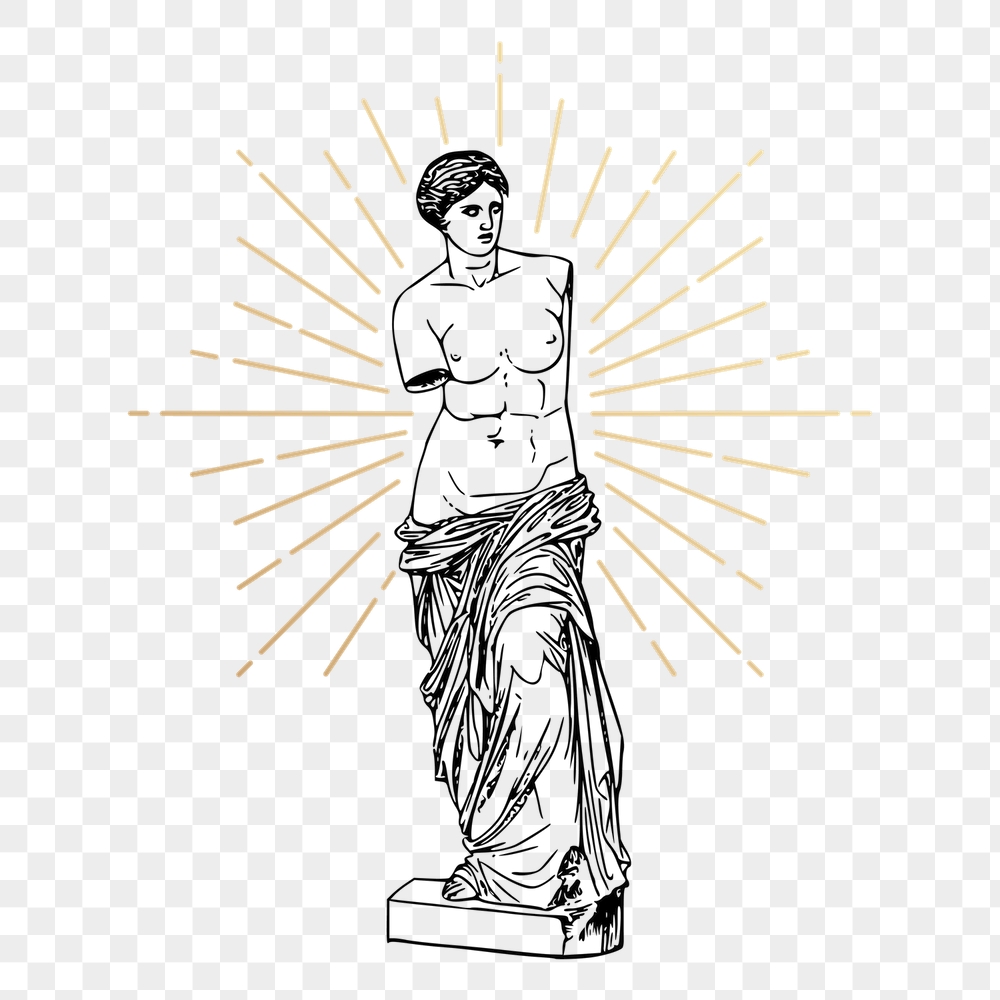 Png nude Greek goddess statue | Free PNG Illustration - rawpixel