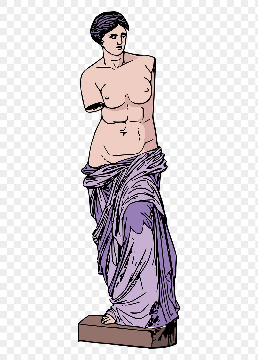 Png nude Greek goddess statue | Free PNG Illustration - rawpixel