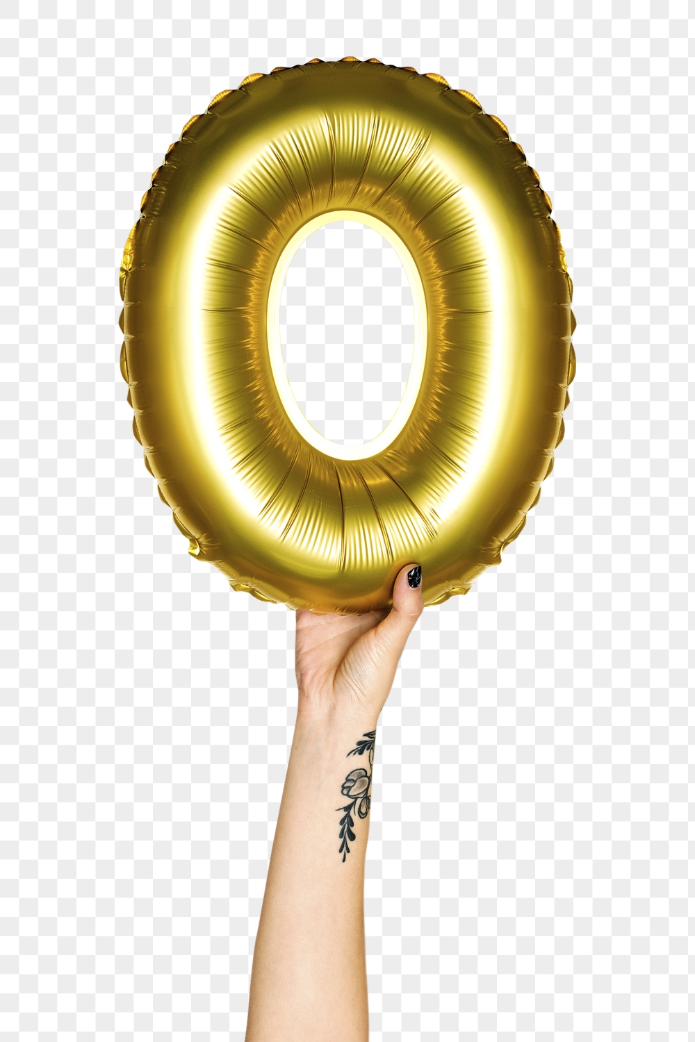 Png number zero balloon in hand | Free PNG - rawpixel