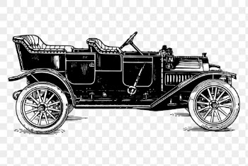 Png old convertible car clipart, | Free PNG - rawpixel