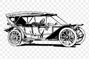 PNG old style American car, | Free PNG Illustration - rawpixel