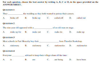 PNG Online Exam Questions - Papua New Guinea Education News