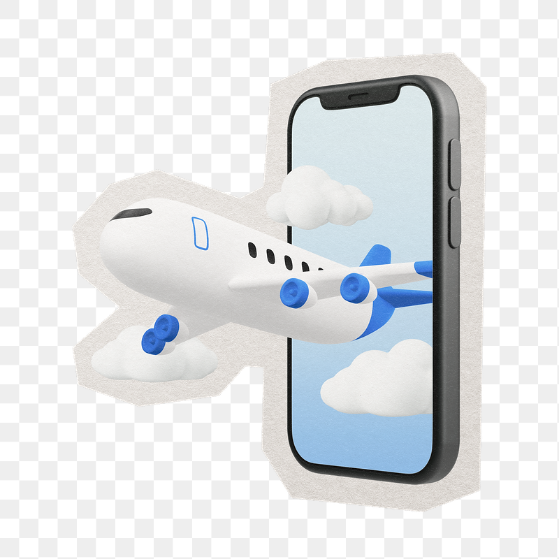 Png online plane ticket sticker, | Free PNG - rawpixel