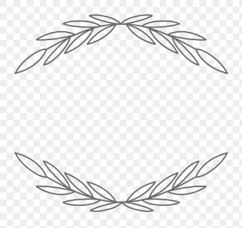 Png ornament badge in decorative botanical… | Free stock illustration | High Resolution graphic