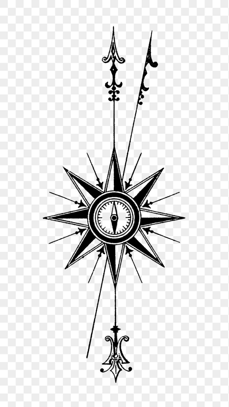 Png ornate arrow sticker, vintage | Free PNG - rawpixel