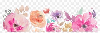 Png Pack Vine Flower 7pngs By Jangkarin On Deviantart - Watercolor Flower Border Png