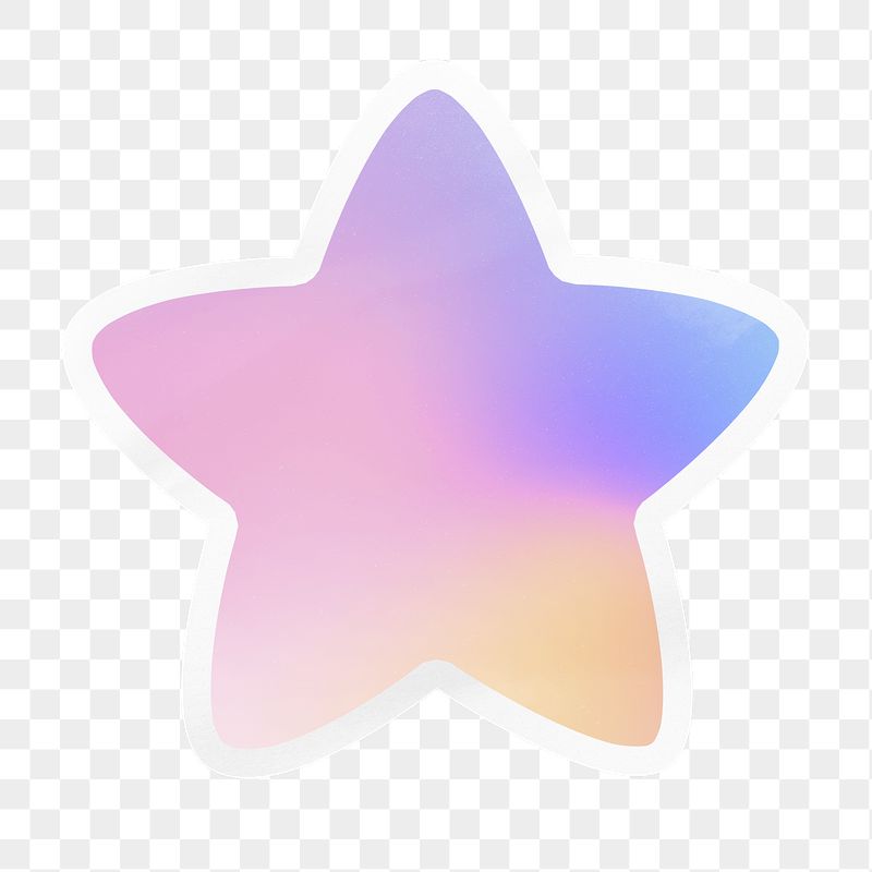 PNG pastel gradient sticker, printable | Free PNG - rawpixel