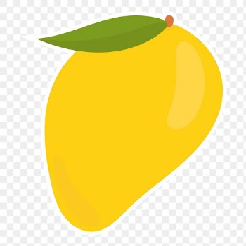 Png pastel mango fruit sticker clipart