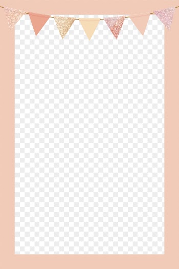 Png pastel party flag frame | Free PNG - rawpixel