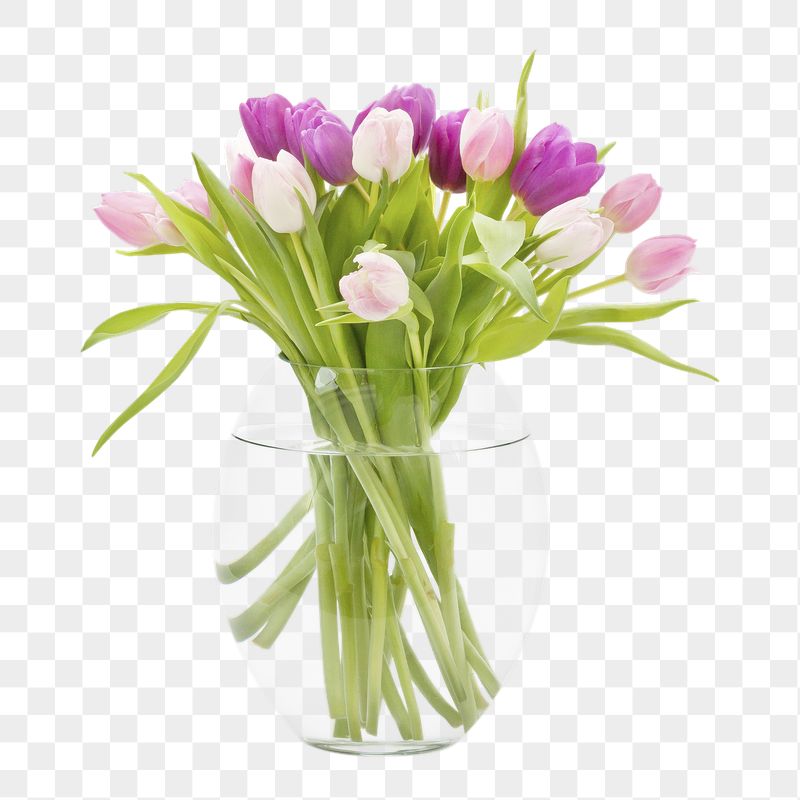 Png Pastel tulip bouquet sticker, | Free PNG - rawpixel