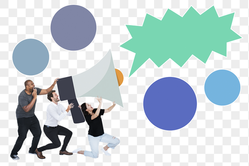 Png People announcing by megaphone | Free PNG - rawpixel