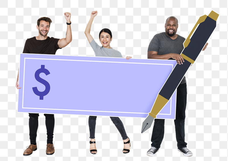 Png People holding 100,000 dollar | Free PNG - rawpixel