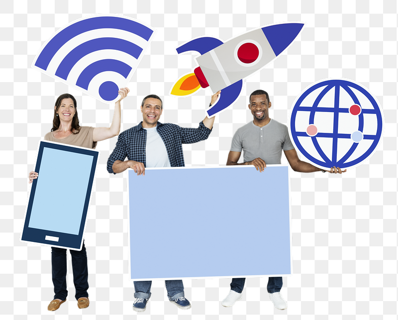 Png People holding 4G telecommunication | Free PNG - rawpixel