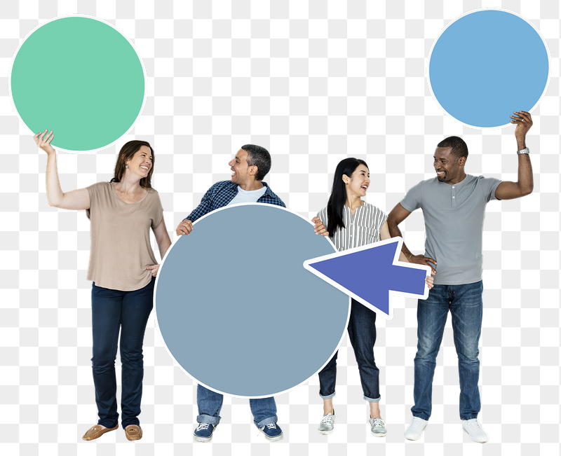 Png People holding blank circles | Free PNG - rawpixel