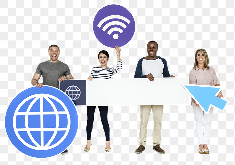 Png People with wireless technology | Free PNG - rawpixel