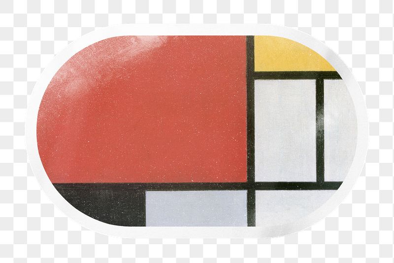 PNG Piet Mondrian's red and | Free PNG - rawpixel