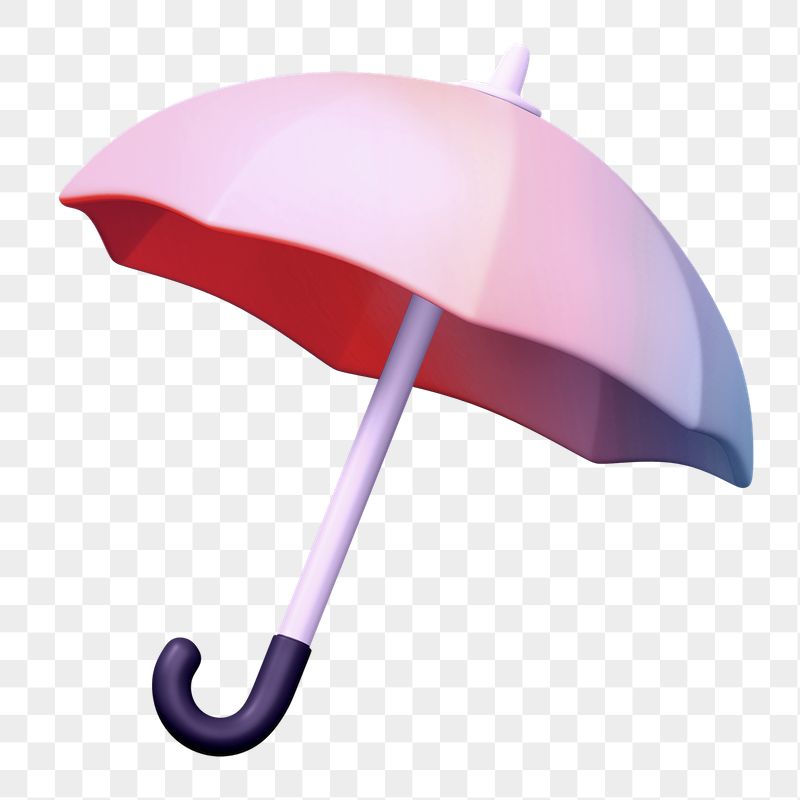 Png pink gradient umbrella  | Free PNG - rawpixel