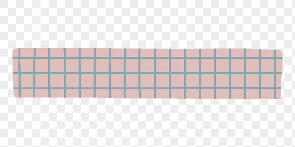 PNG pink grid washi tape, | Free PNG - rawpixel