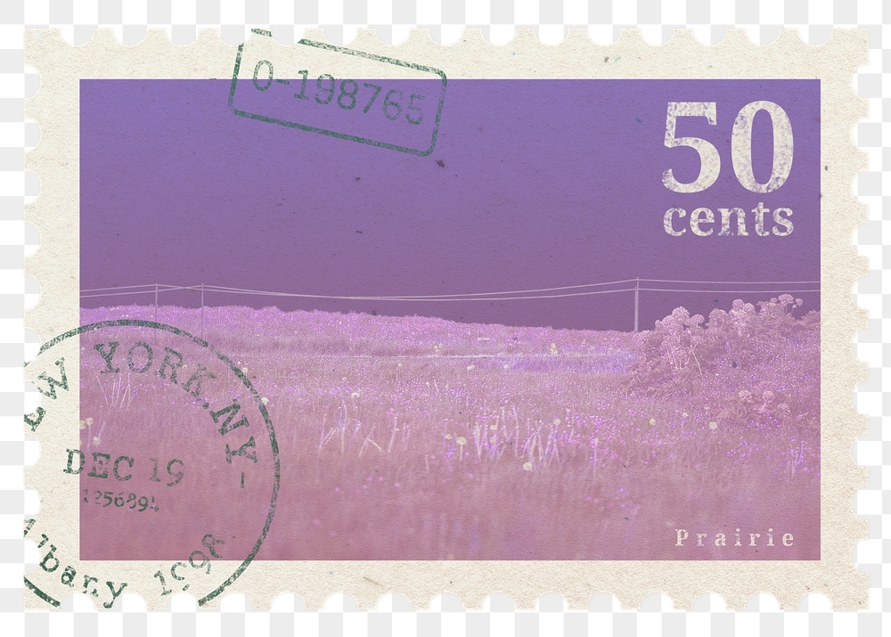 Png pink landscape stamp sticker, | Free PNG - rawpixel