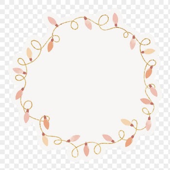 Png pink party lights frame, | Free PNG - rawpixel