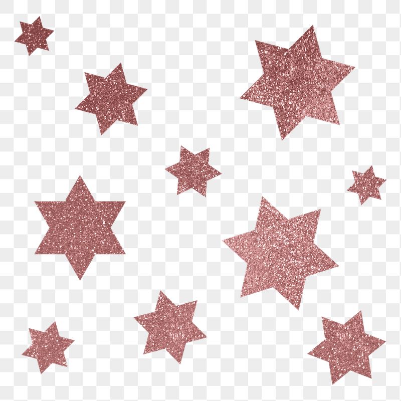 Png pink sparkly stars sticker, | Free PNG - rawpixel