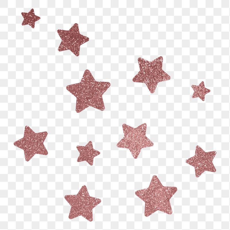 Png pink sparkly stars sticker, | Free PNG - rawpixel