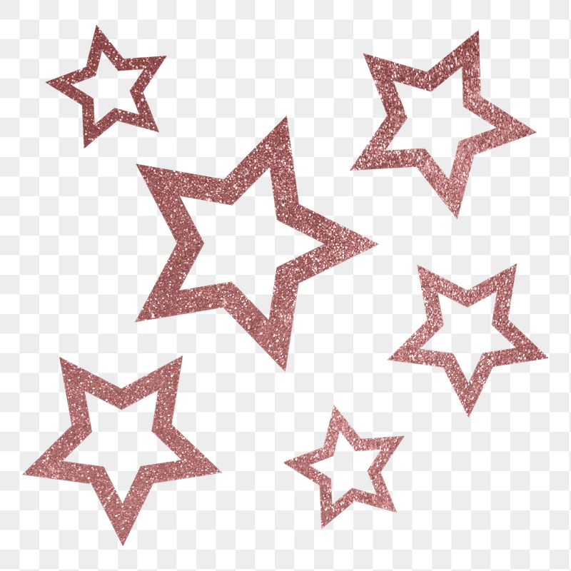 Png pink sparkly stars sticker, | Free PNG - rawpixel