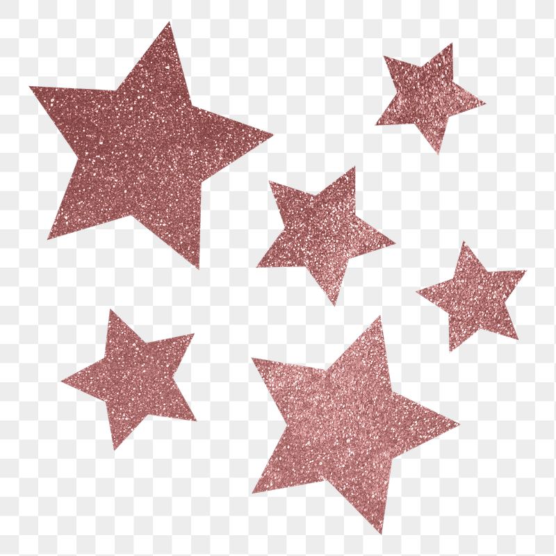Png pink sparkly stars sticker, | Free PNG - rawpixel