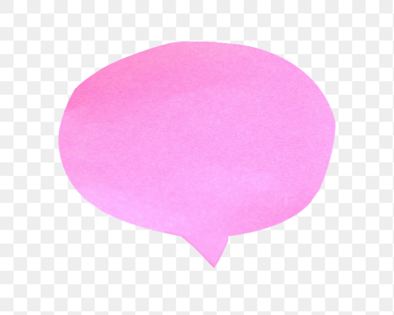 Png pink speech bubble sticker, | Free PNG - rawpixel
