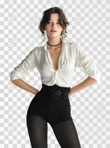 PNG Professional Female Graphic Designer in Modern Fashion PNG Professional Female Graphic Designer in Modern Fashion