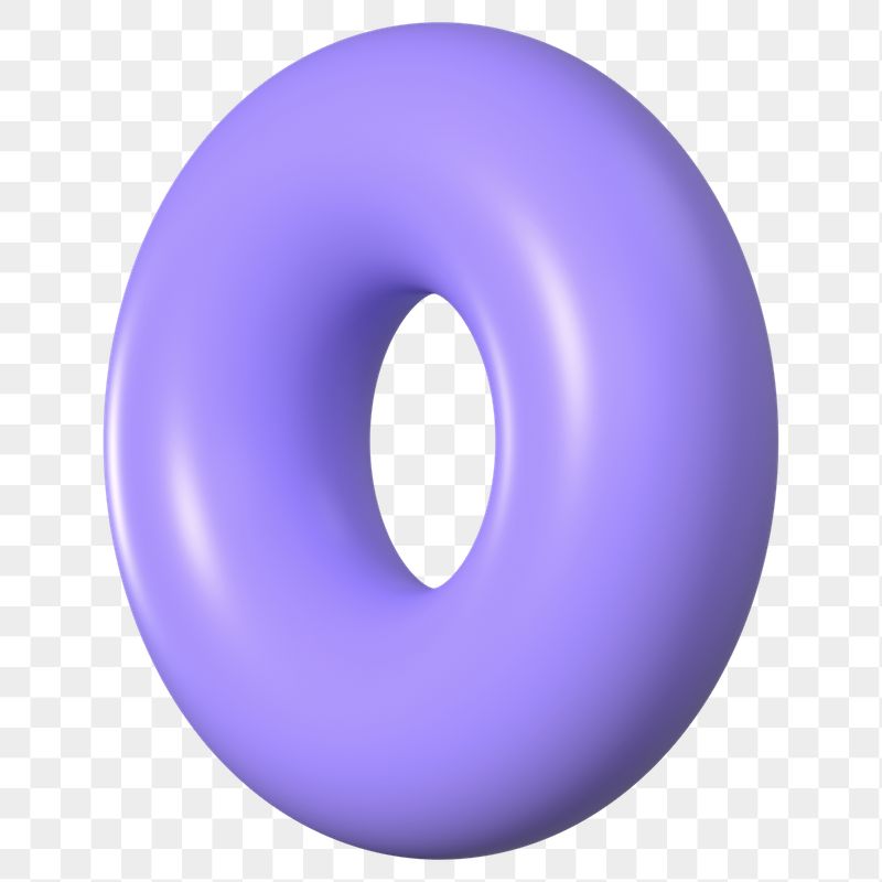 Png purple donut ring 3D | Free PNG - rawpixel