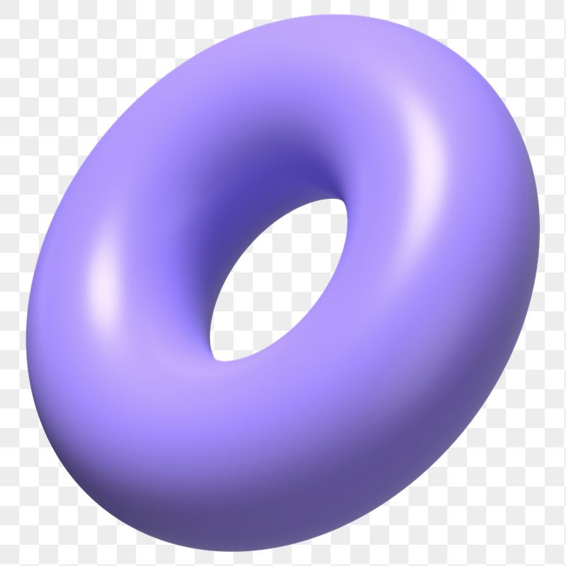 Png purple donut ring 3D | Free PNG - rawpixel