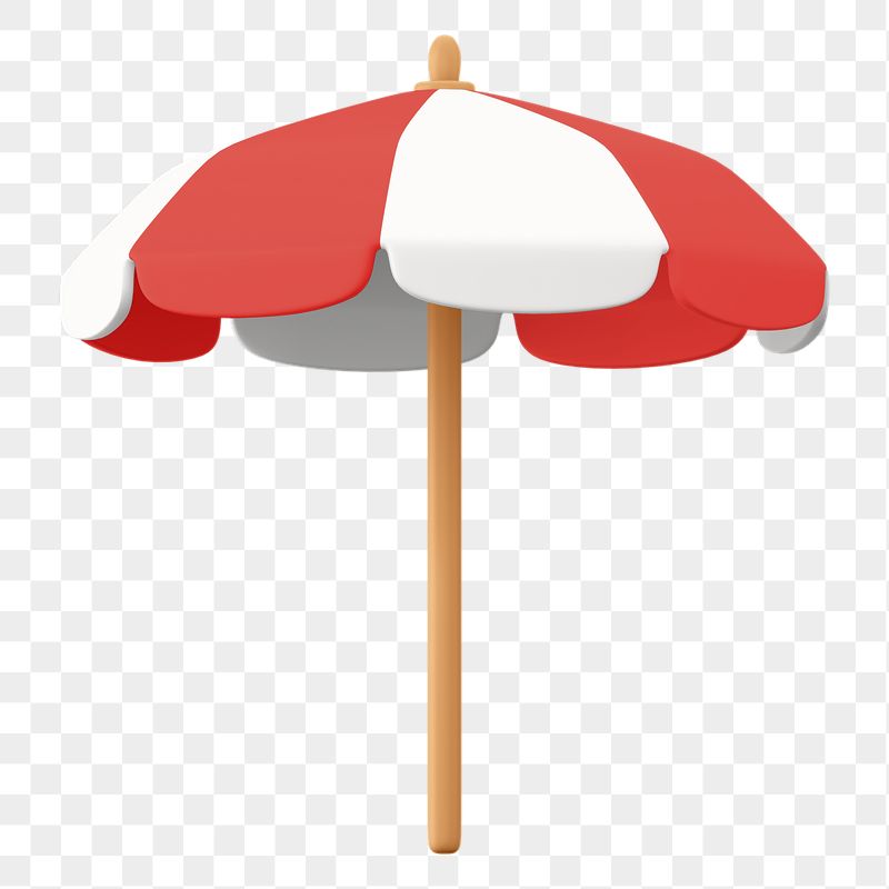 Png red beach umbrella  | Free PNG - rawpixel