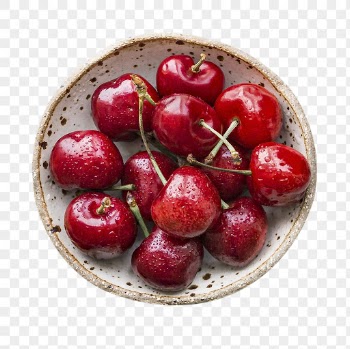Png red cherries sticker, food | Free PNG - rawpixel