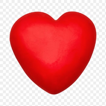 Png Red heart mockup plasticine clay DIY… | Free stock illustration | High Resolution graphic