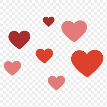 Png red hearts clipart, celebration | Free PNG - rawpixel