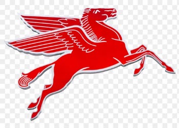 Png red Pegasus sign, remixed from artworks… | Free stock illustration | High Resolution graphic