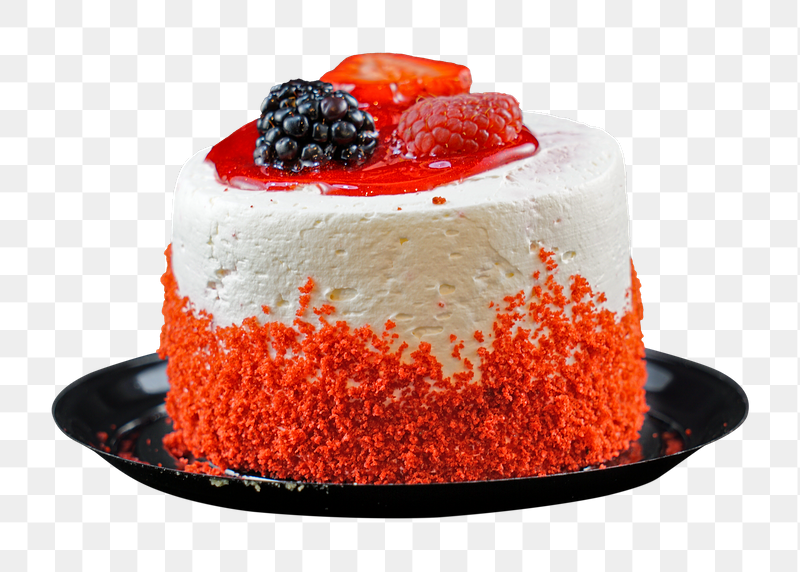 Png red velvet cake sticker, | Free PNG - rawpixel
