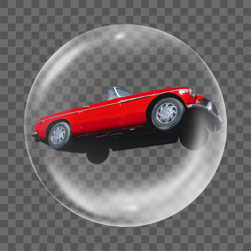PNG red vintage car sticker, | Free PNG - rawpixel