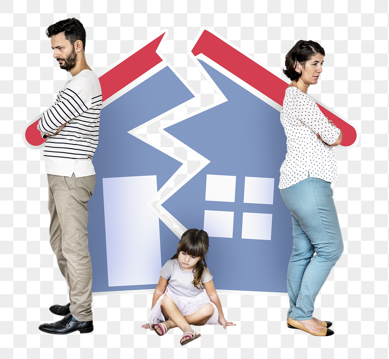 Png Sad kid with divorced | Free PNG - rawpixel