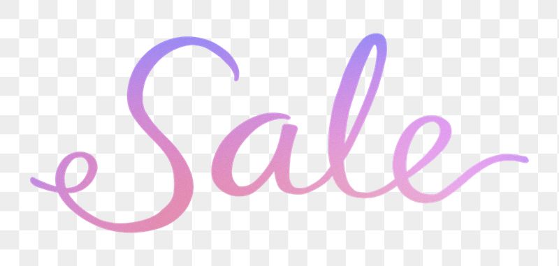 PNG sale word sticker, pink | Free PNG - rawpixel