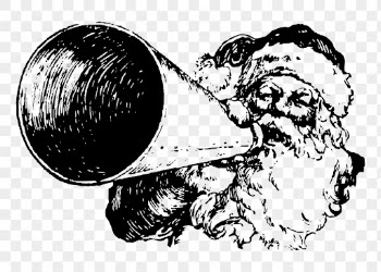 PNG Santa Claus, vintage Christmas | Free PNG Illustration - rawpixel