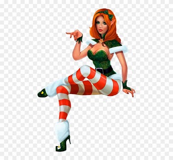 Png Sexy Elf - Sexy Christmas Elf Cartoon